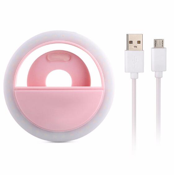 USB charge LED Selfie Ring Light for Iphone Supplementary Lighting Night Darkness Selfie Enhancing for phone Fill Light - V.I.P Digital Presence