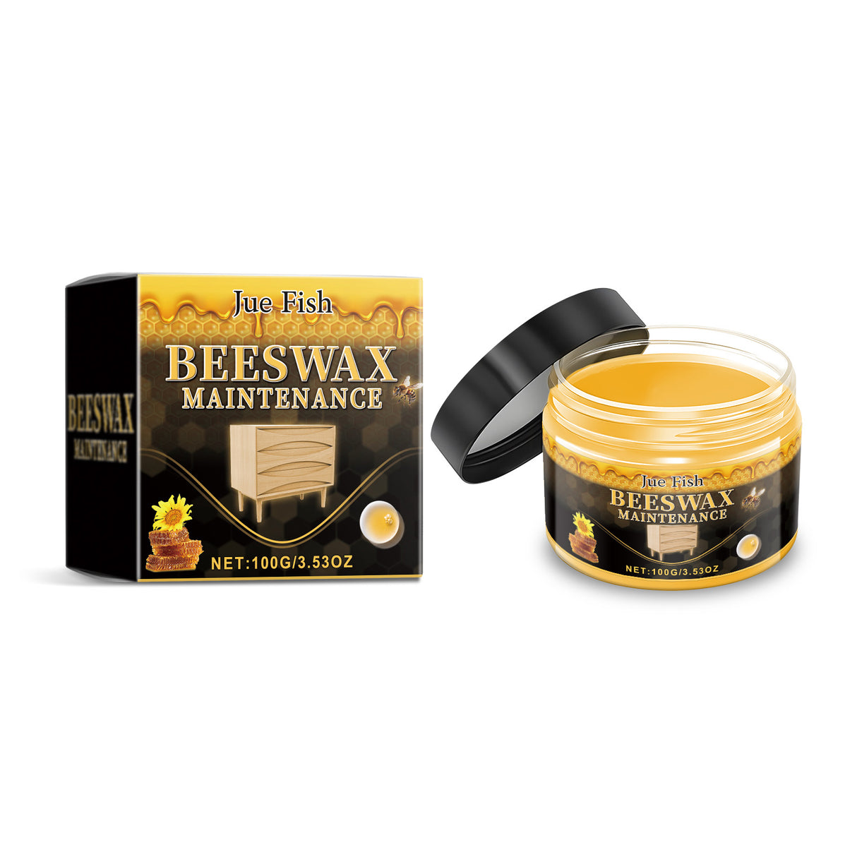 Beeswax Furniture Polishing Paste, Multi-Purpose Beeswax Home Cleaning And Maintenance Furniture Care Polish - V.I.P Digital Presence