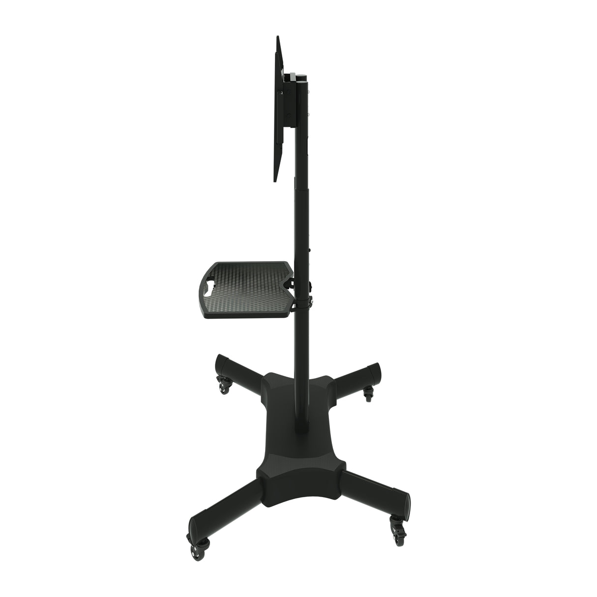 FANCO Universal Rotating TV Stand, suitable for 32-80 inch TVs, with adjustable tilt height and maximum VESA 600x400mm (black) - V.I.P Digital Presence