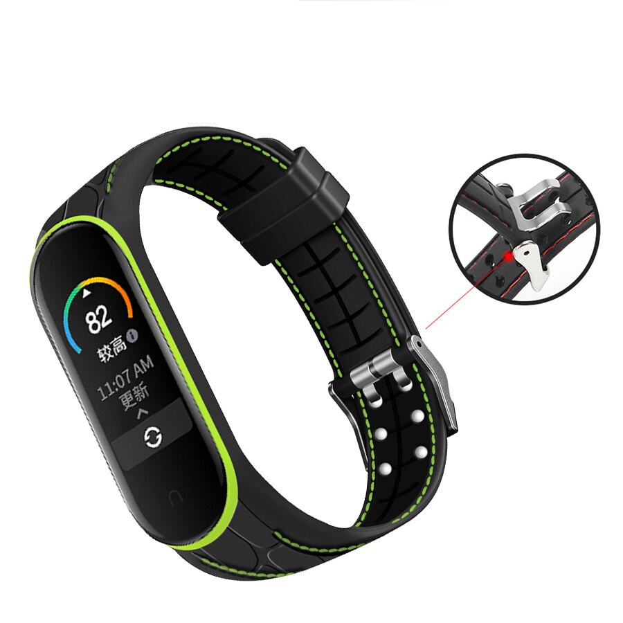 Double line Strap for Xiaomi Mi Band 5 4 3 Accessories Bracelet Wristband Bracelet for Miband 3 4 5 Replacement Breathable Strap - V.I.P Digital Presence