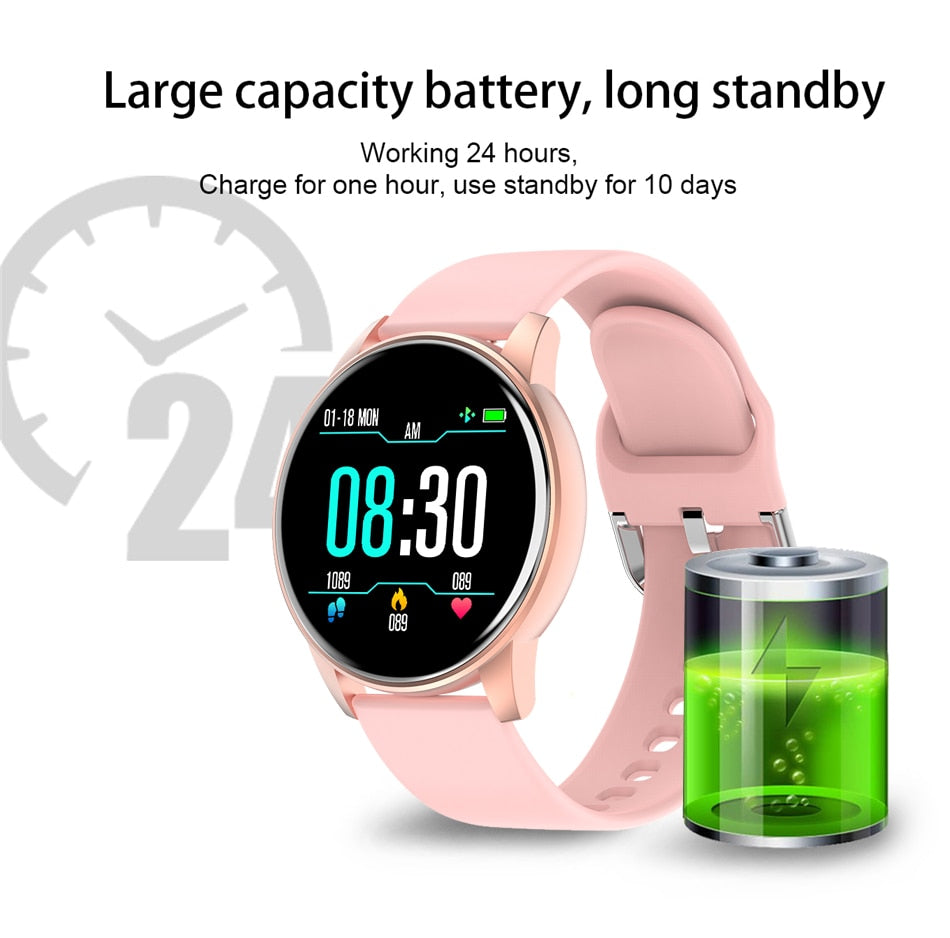 Women Smart Watch Real-time Weather Forecast Activity Tracker Heart Rate Monitor Sports Ladies Smart Watch Men For Android IOS - V.I.P Digital Presence