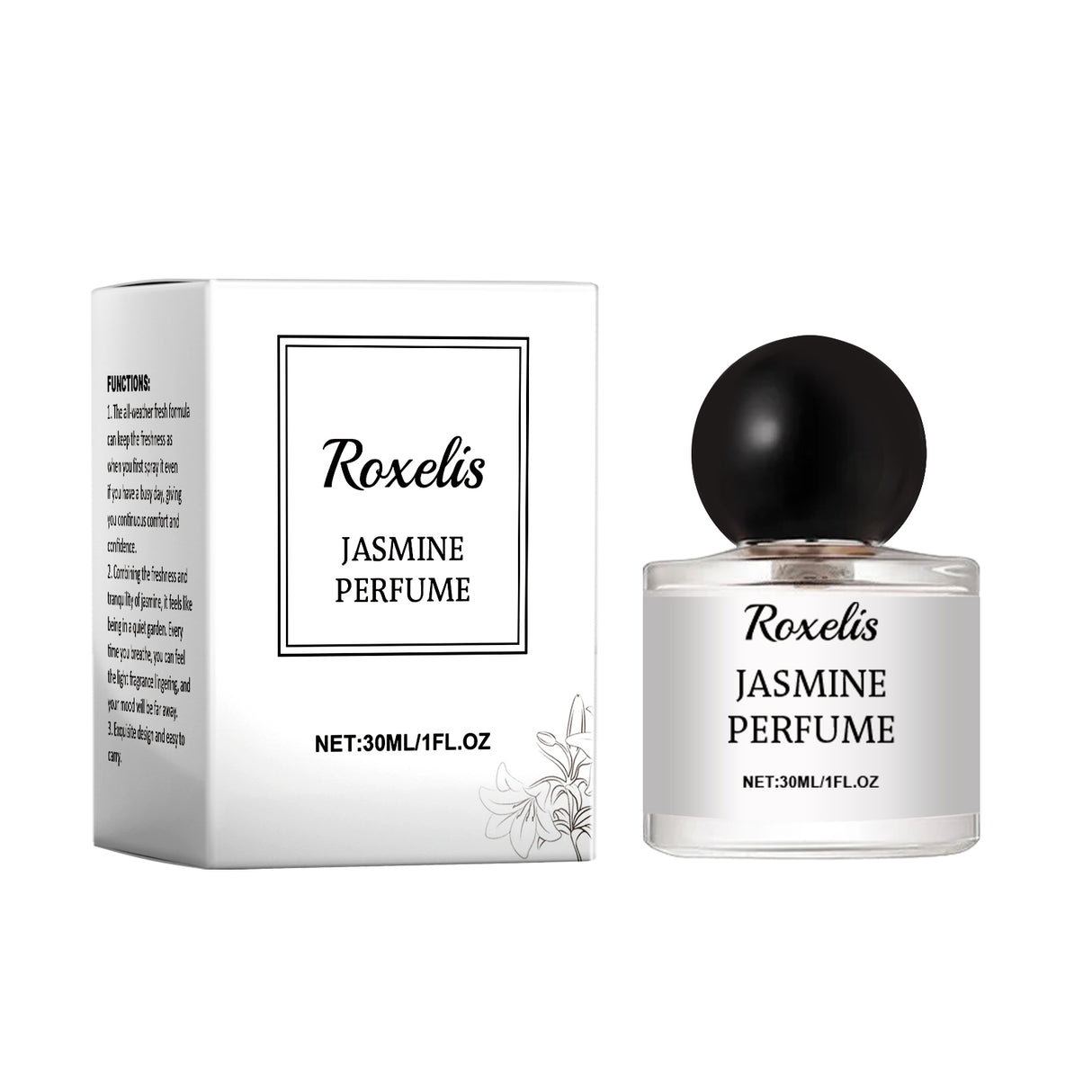Romantic Pair Of Jasmine Perfume, Light Elegant Exudes Charm Leave Fragrance Fragrance Eau De Toilette Wood Floral Notes - V.I.P Digital Presence