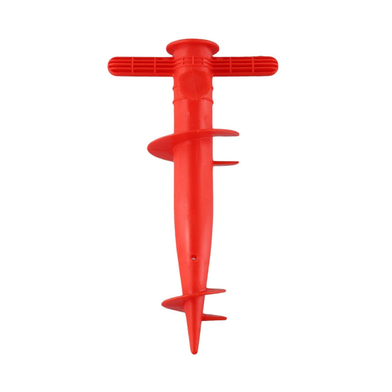 Plastic Adjustable Umbrella Base, Sun, Beach, Terrace, Sand, Ground Fixing Tools (Anchor Bracket, Spiral Tool, Tip Part), 1 Pc - V.I.P Digital Presence