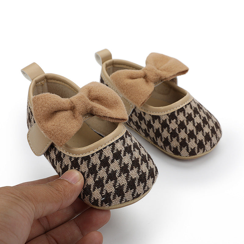 Zapatos de bebé niña con suela de goma, zapatos de princesa para bebé, zapatos de bebé para recién nacidos, zapatos de interior