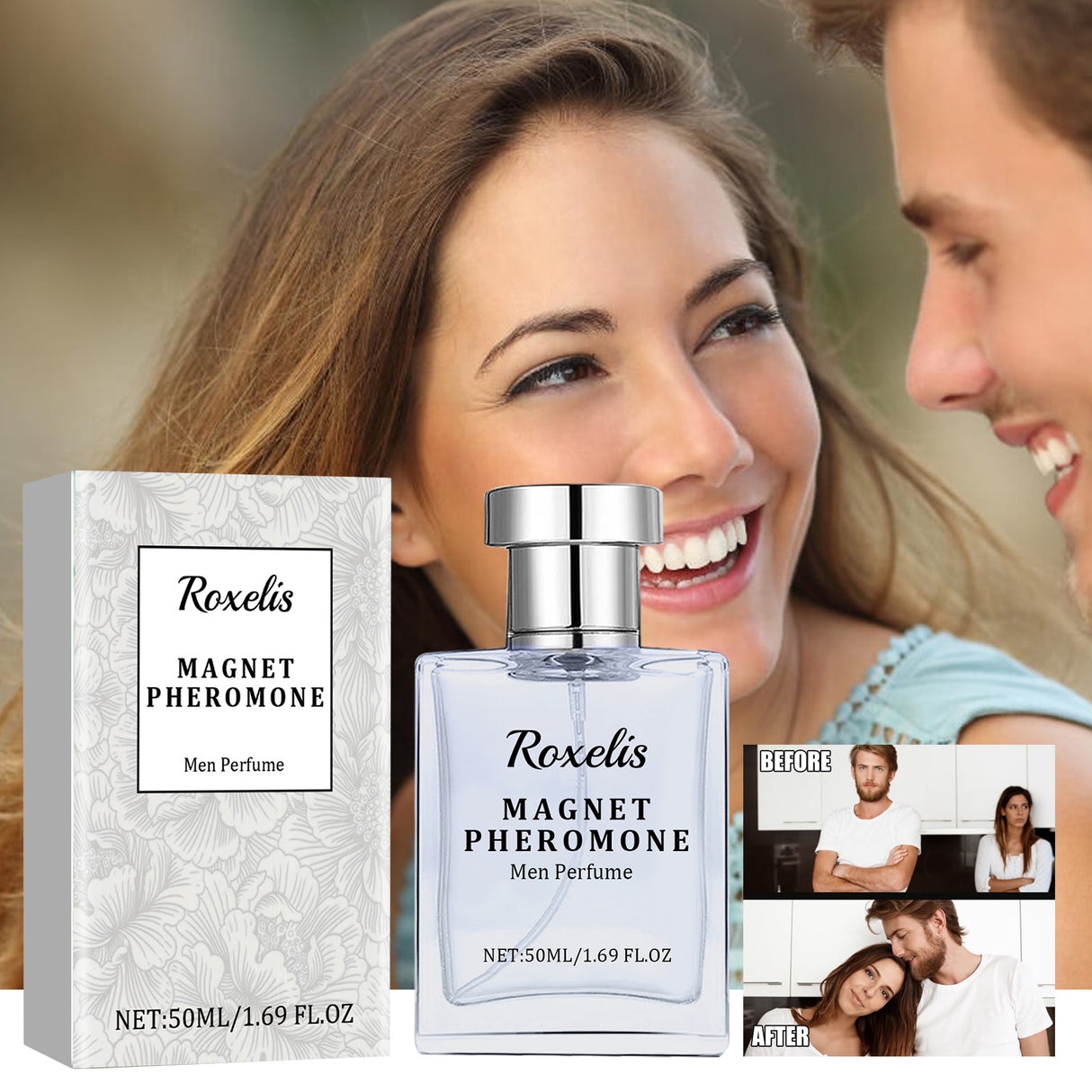 Magnet Pheromone, Lasting Fragrance Elegant Natural Fragrance Not Pungent Men's Charm Dating Perfume - V.I.P Digital Presence