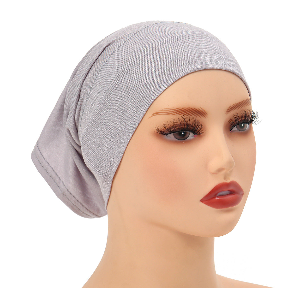 High-Quality Solid Color Silk-Cotton Lining Cap Women's Fashion Simple Versatile Wide-Brimmed Hat - V.I.P Digital Presence