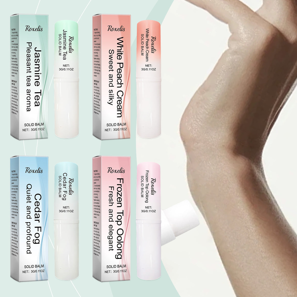 Clear Fragrance Type Solid Balm Fresh Charm Light Elegant Charm Keep Fragrance Fresh Non-Sticky Solid Balm - V.I.P Digital Presence