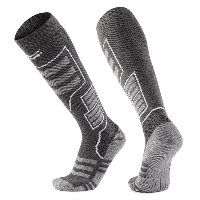 Cross border hot mining Merino wool Merino wool socks Ski socks Long tube pressure socks Full Thick looped socks - V.I.P Digital Presence