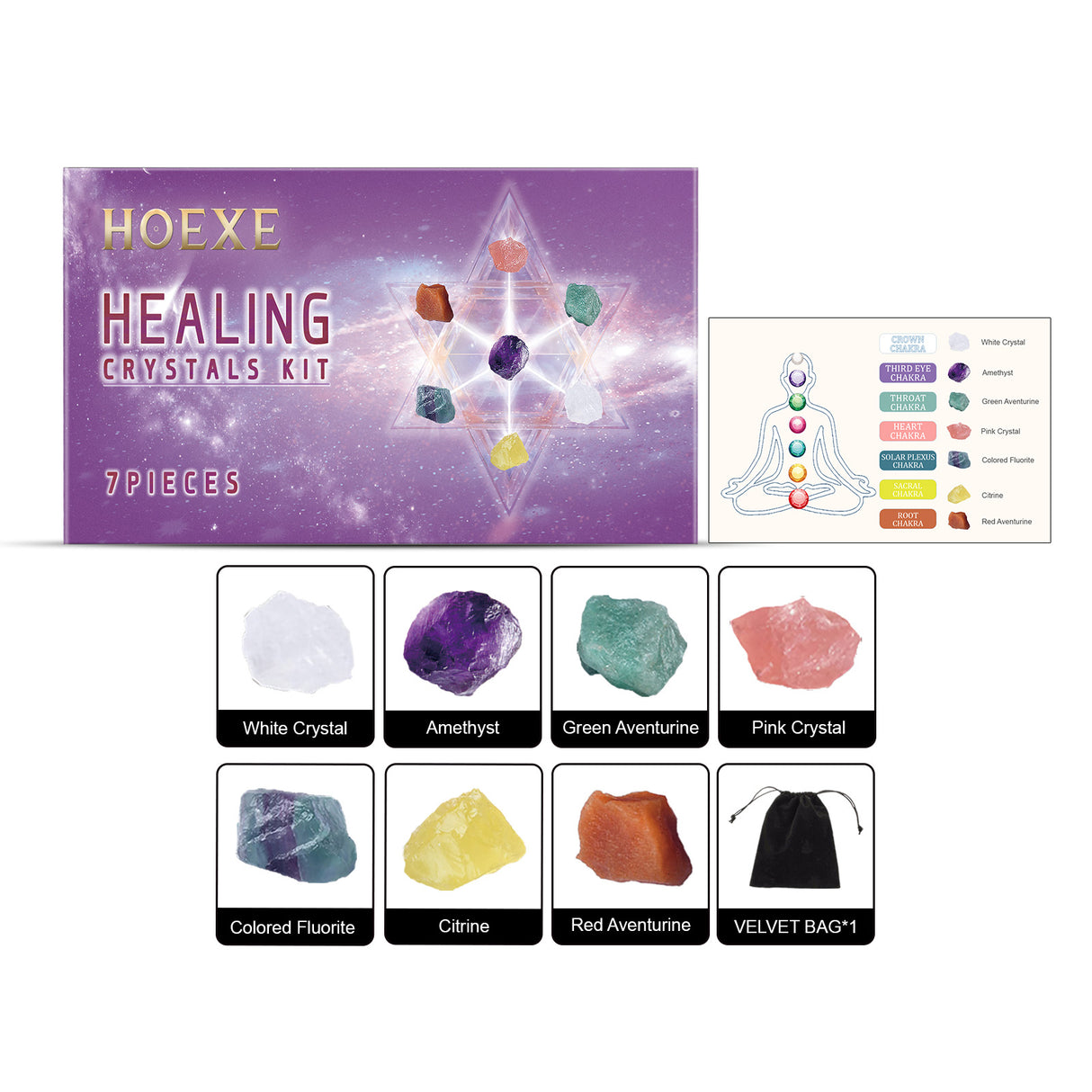 Crystal set, Crystal Mausoleum fluorite kit Bedroom home living room interior decoration crystal decoration - V.I.P Digital Presence
