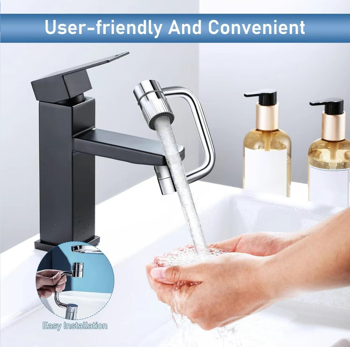 AquaSpin Faucet Extender