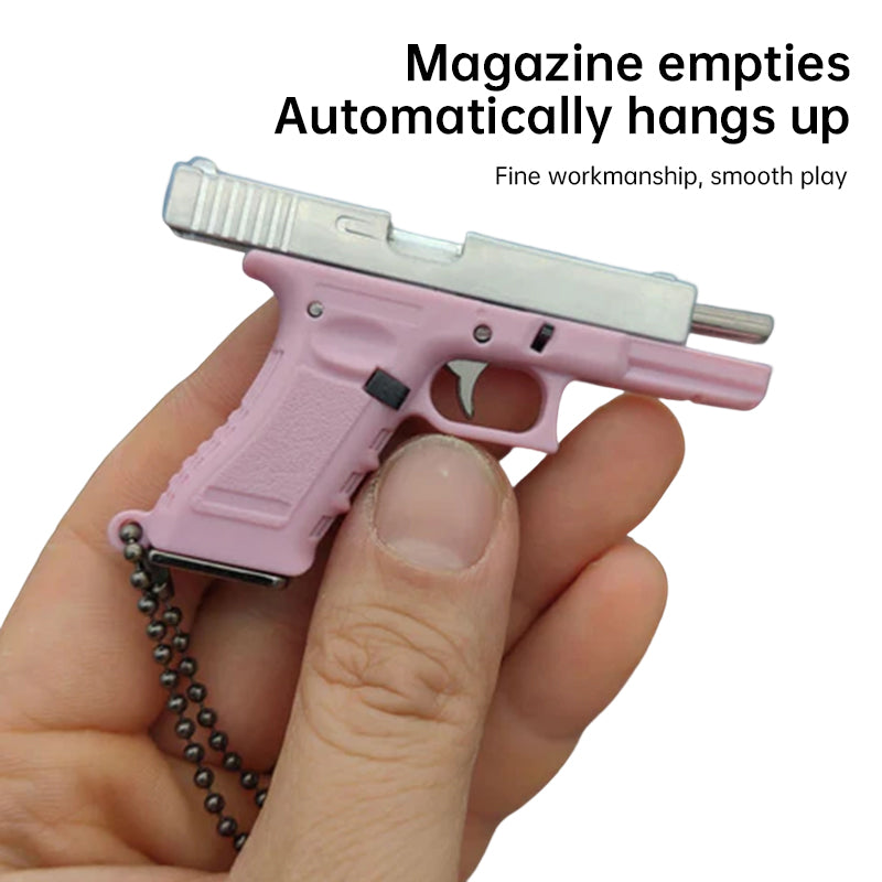 New Empire 1:3 Glock G17 alloy keychain, realistic gun model with detachable soldier gear & bullets. - V.I.P Digital Presence