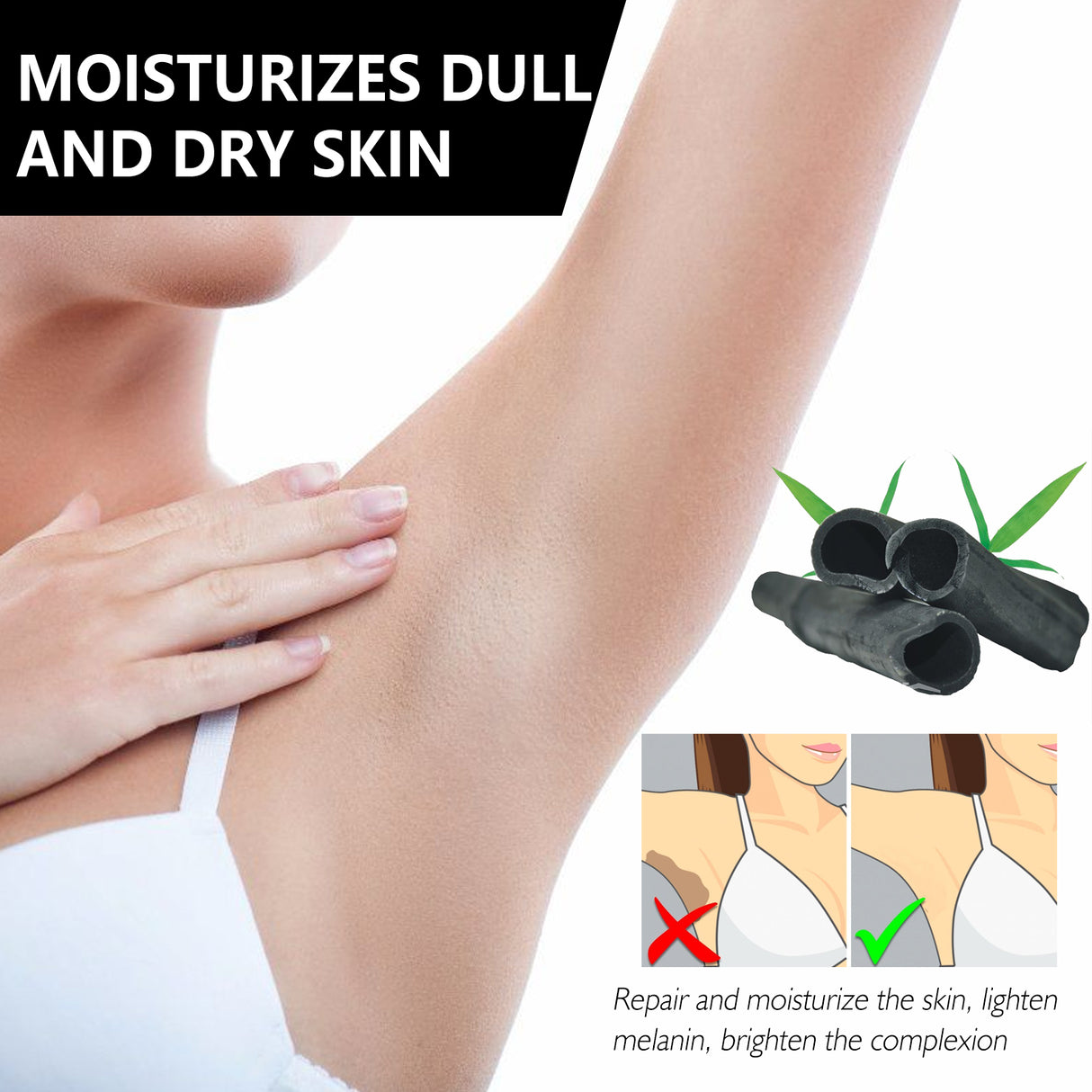 Bamboo Charcoal Black Prickly Skin Soap, Bamboo Charcoal Brightening Skin Whitening Body Cleansing Soap - V.I.P Digital Presence