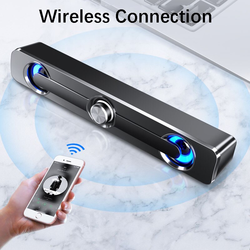 USB Wired Powerful Computer Speaker Bar Stereo Subwoofer Bass speaker Surround Sound Box for PC Laptop phone Tablet MP3 MP4 - V.I.P Digital Presence