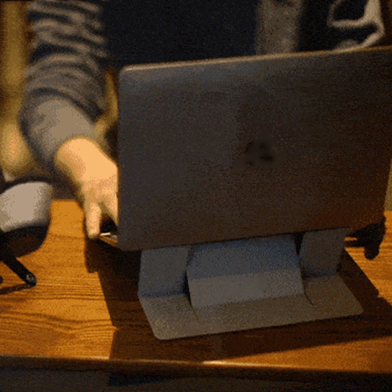 Portable Invisible Laptop Stand Tablet Lightweight - V.I.P Digital Presence