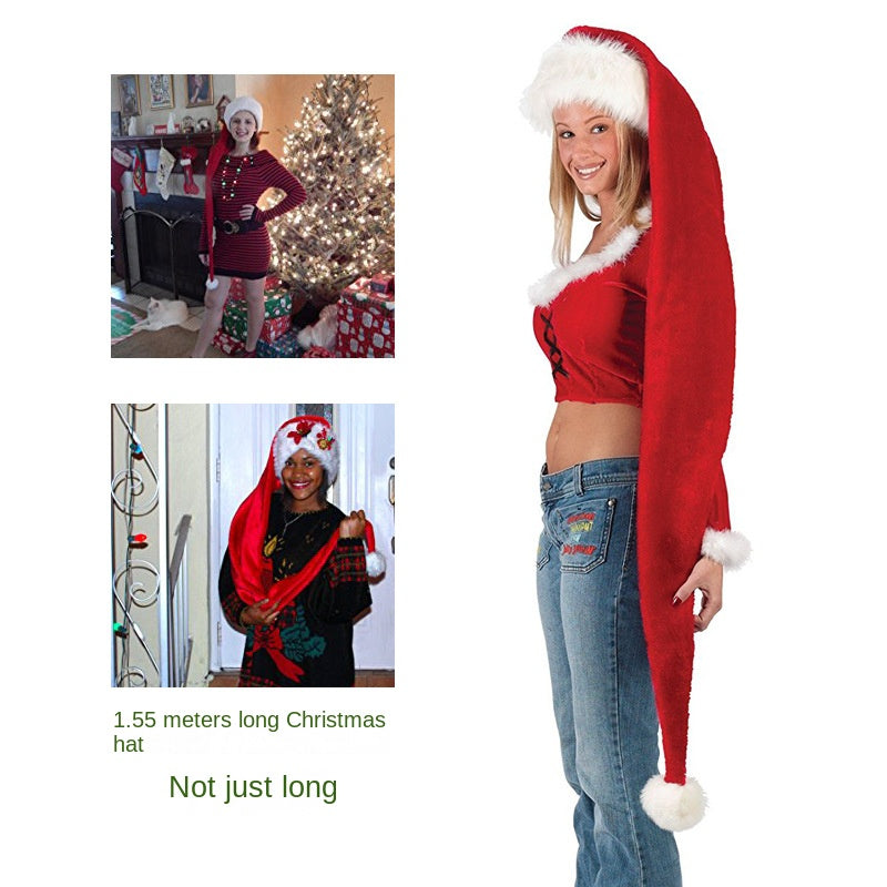 Christmas supplies, Christmas hats, extended adult Christmas hats, adult plush Christmas hats, Christmas props - V.I.P Digital Presence