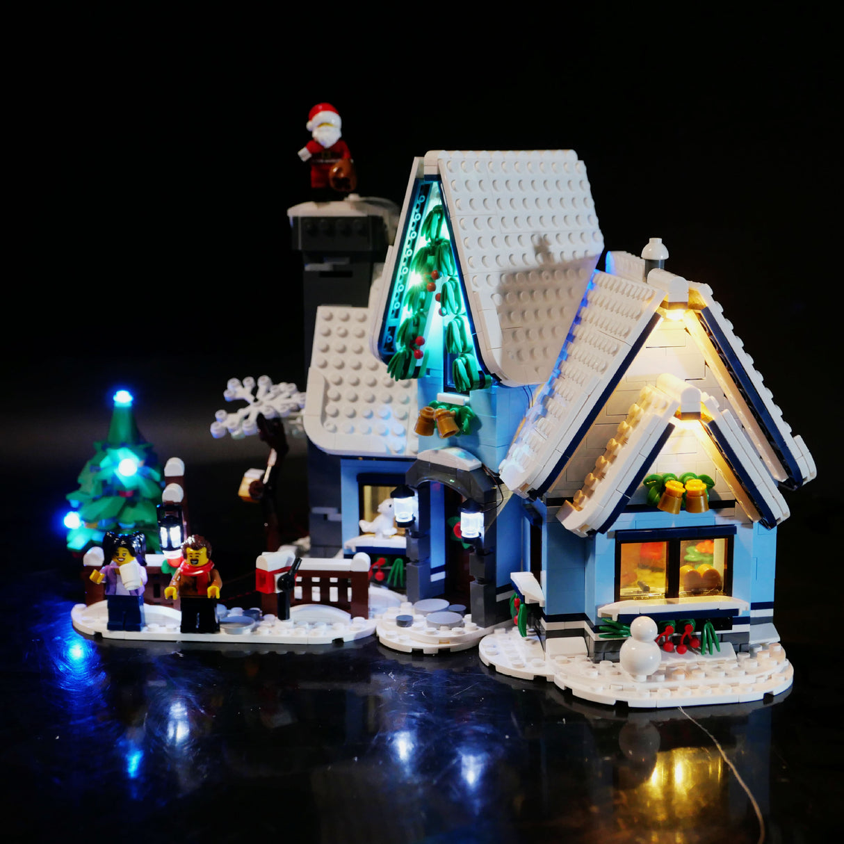 DIY building block lighting compatible with LEGO 10293 Santa Claus driving LED remote control lights - V.I.P Digital Presence