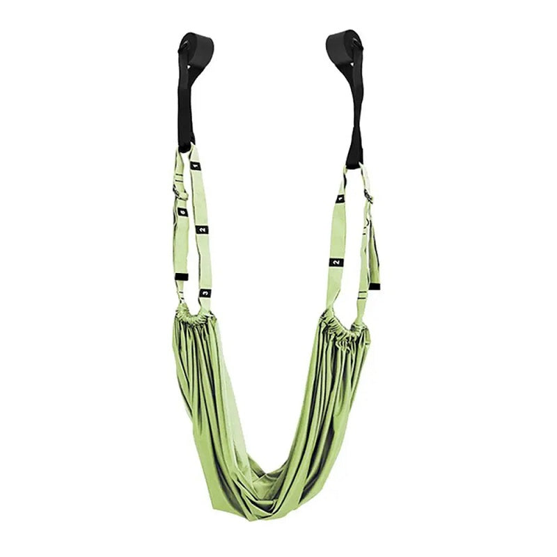 Adjustable Aerial Yoga Strap Elastic Stretch Door Hanging Yoga Belts Hammock Swing Aerial Yoga Rope Fitness Device For Women - V.I.P Digital Presence