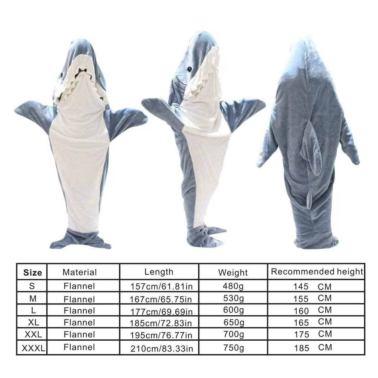 Cartoon Shark Sleeping Bag Pajamas Office Nap Shark Blanket Karakal High Quality Fabric Mermaid Shawl Blanket For Children Adult - V.I.P Digital Presence