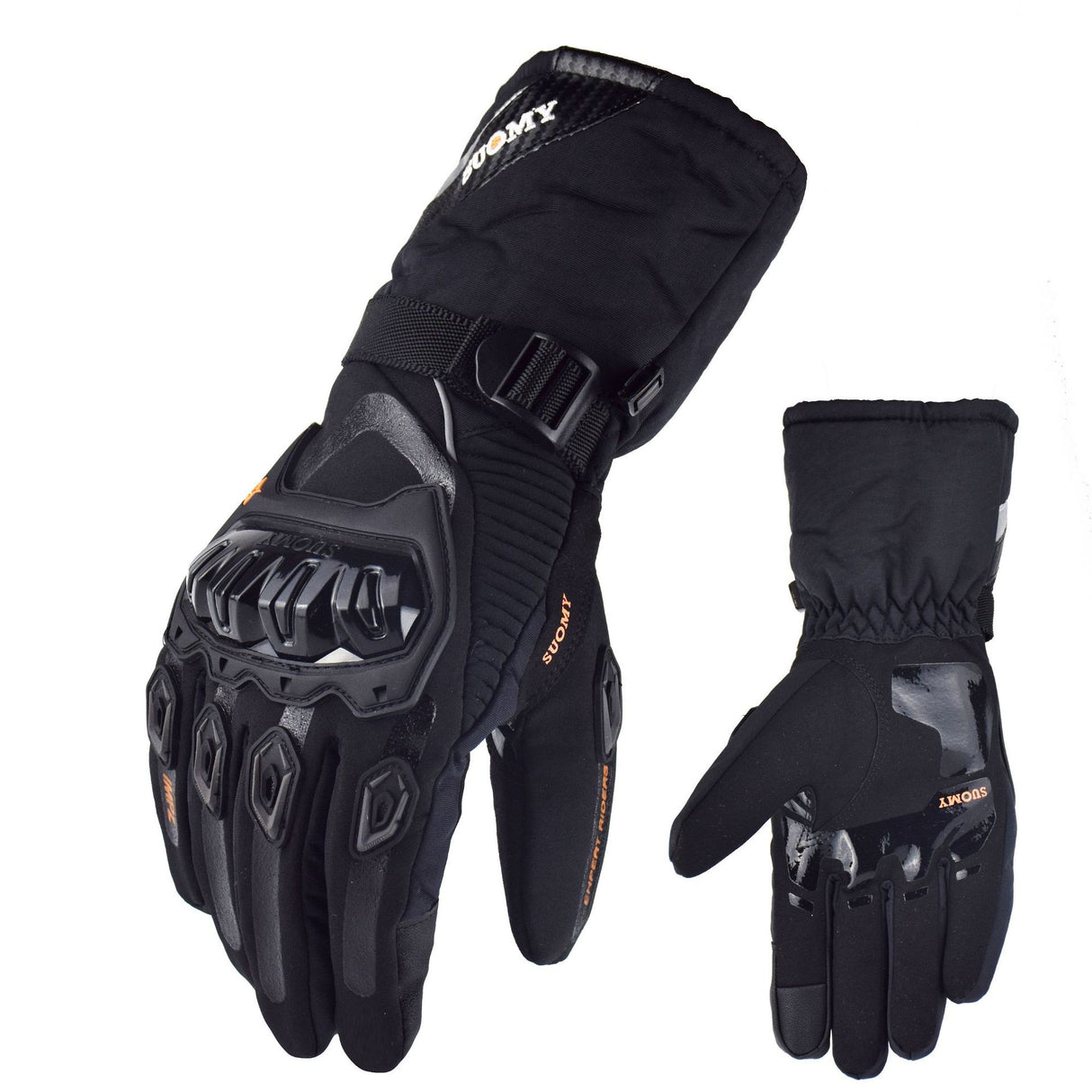 Motorcycle waterproof, windproof, warm winter touch-screen motorcycle riding gloves hand guards anti-fall thick long gloves - V.I.P Digital Presence