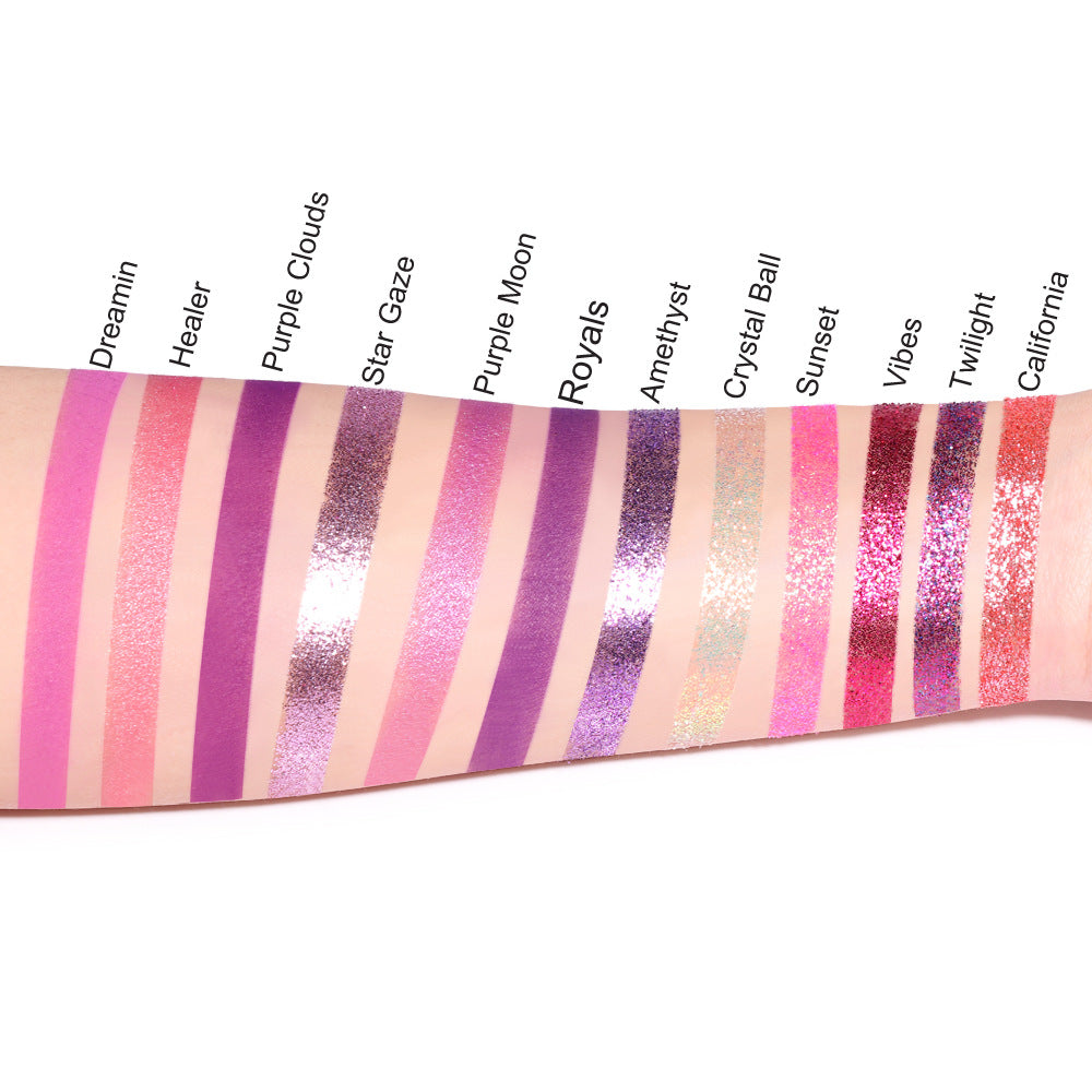 CmaaDu 12 Color Eyeshadow Palette Shiny Eyeshadow Makeup Matte and Metallic Glitter Makeup - V.I.P Digital Presence