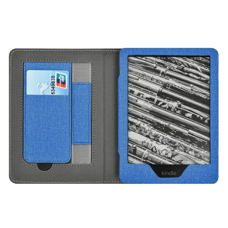 Funda protectora con patrón de tela para Kindle Paper White5 de 6,8 pulgadas y 11.º KPW5. Tarjetero de mano.