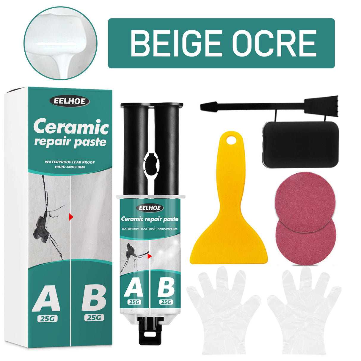 EELHOE Tile Repair Paste Tile Repair AB Glue Set Crack Repair Agent Ceramic Adhesive - V.I.P Digital Presence