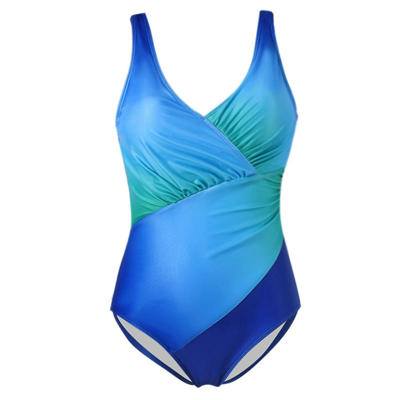 Swimsuit bikini rainbow gradient one-piece swimsuit - V.I.P Digital Presence