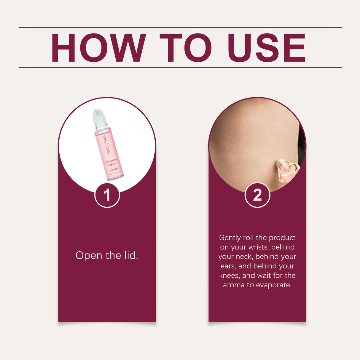 Rose Pheromone Roll-On Perfume For Women Portable Fragrance Light Fresh Niche Perfume - V.I.P Digital Presence