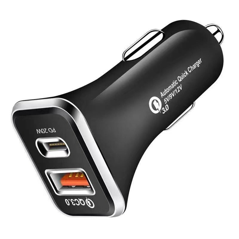 PD car charger TYPE-C fast charging car charging head CE certified 18W charger QC3.0 - V.I.P Digital Presence