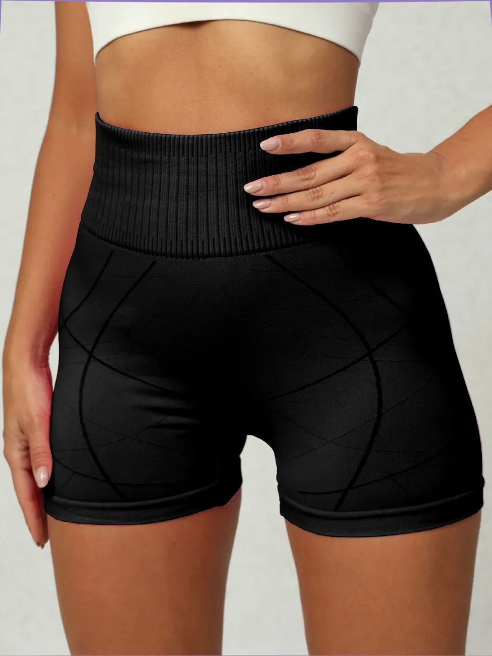 High Waist Active Shorts - V.I.P Digital Presence