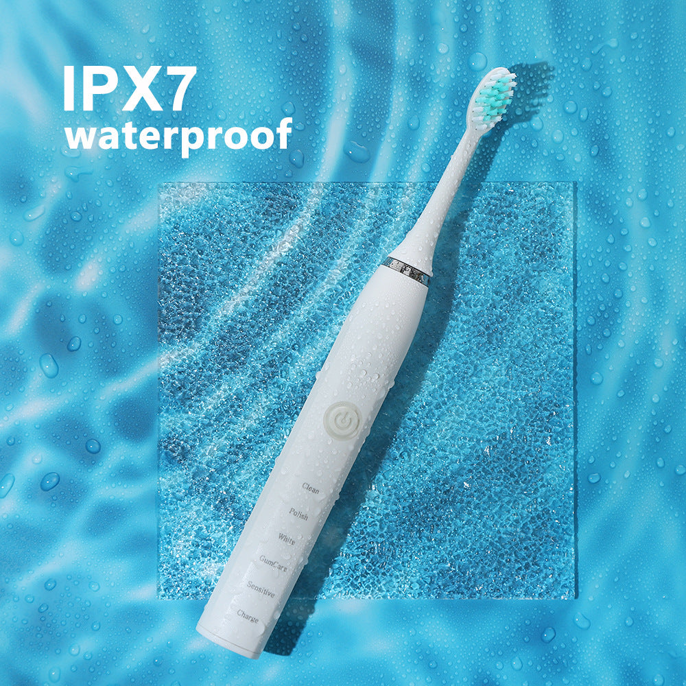 Smart Sonic Electric Toothbrush 5 Modes 4 Gears Tooth Cleaning Home USB Charging Adult Toothbrush Set - V.I.P Digital Presence