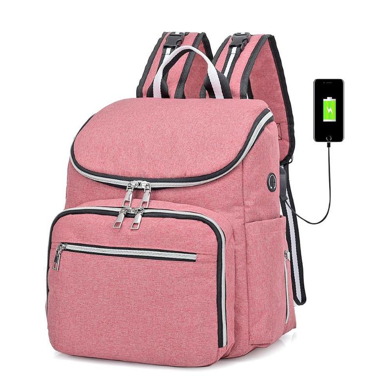 Fashion Maternity Diaper Bags Waterproof Mummy Nappy Bags Large Capacity Baby Care Nursing Bag Mother Multi-function Backpacks - V.I.P Digital Presence