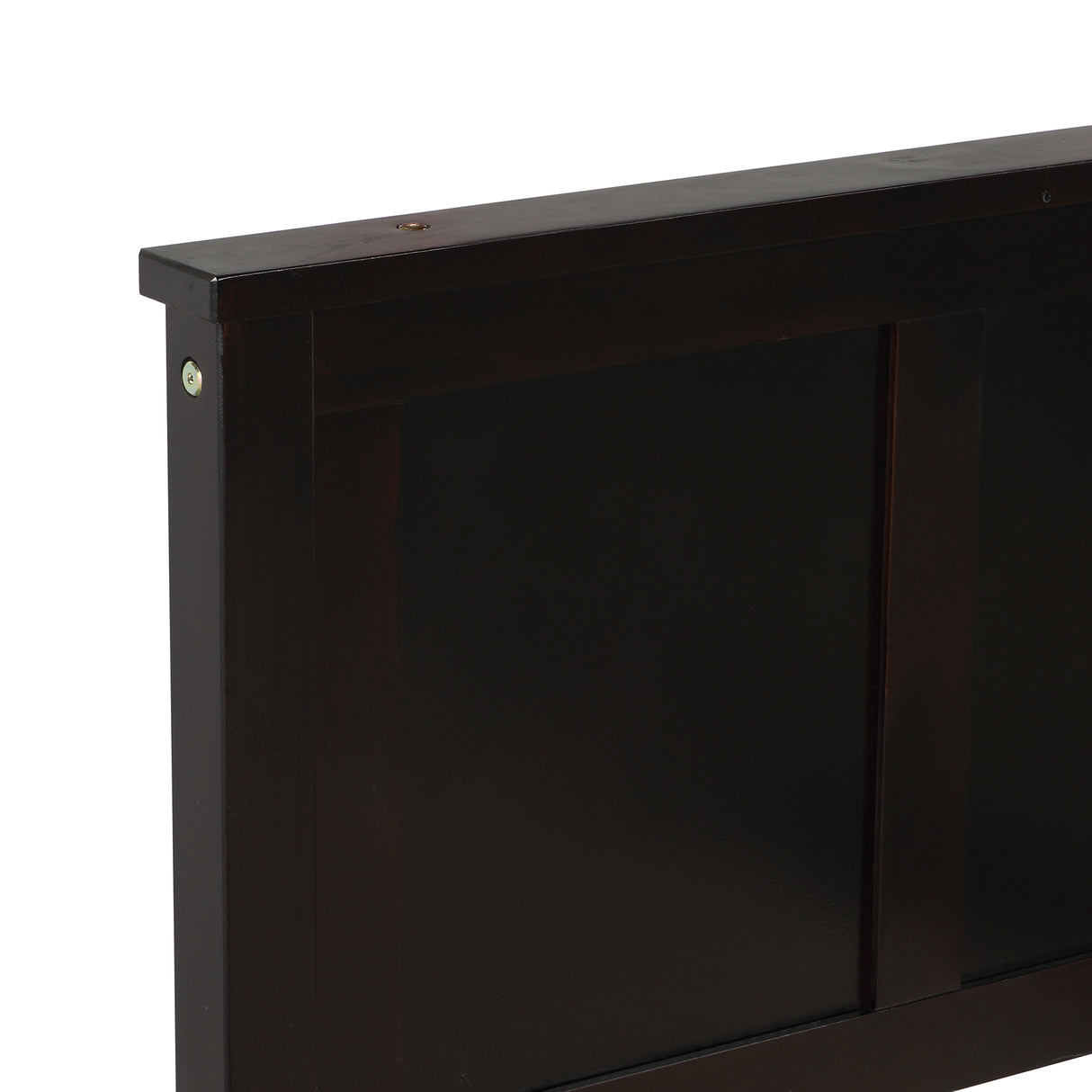 Platform Storage Bed 2 drawers with wheels Twin Size Frame Espresso