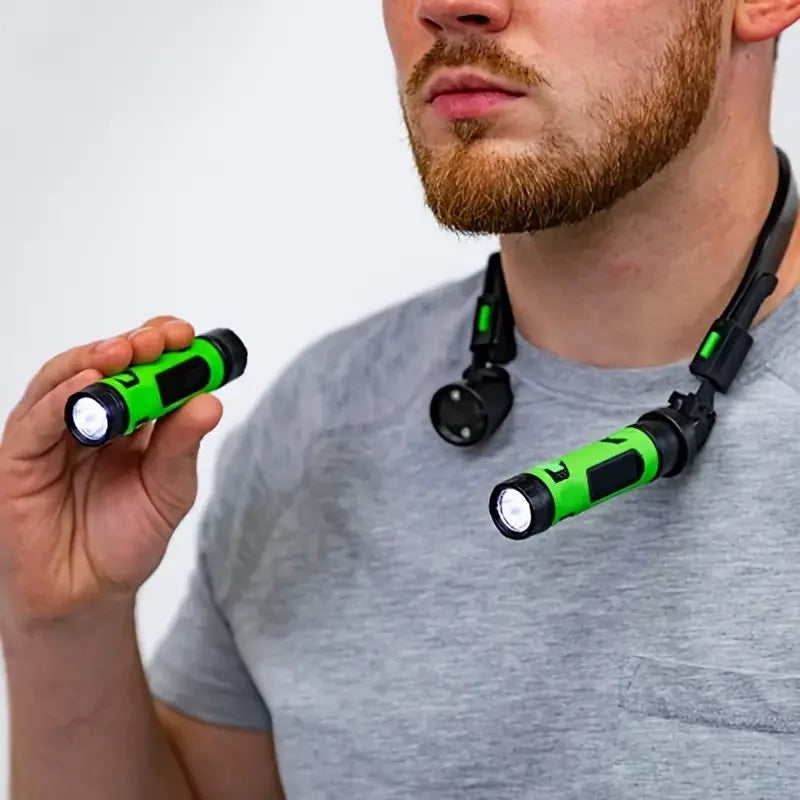 USB Rechargeable Retractable LED Neck Reading Light, Adjustable up to 120 Degrees. - V.I.P Digital Presence