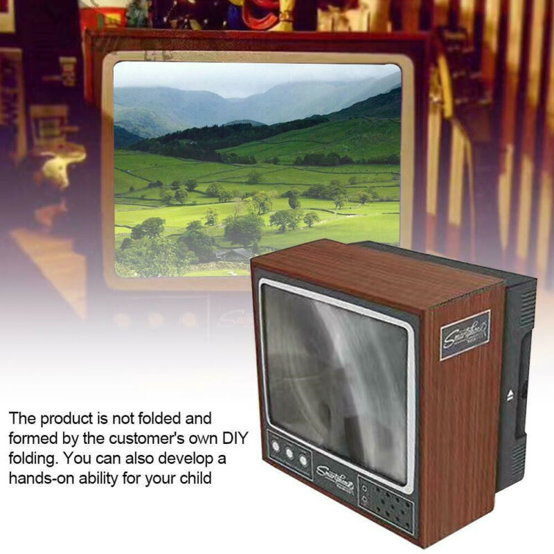 Retro TV Phone Screen Video DIY Enlarger Amplifier Magnifier Retro TV Appearance - V.I.P Digital Presence