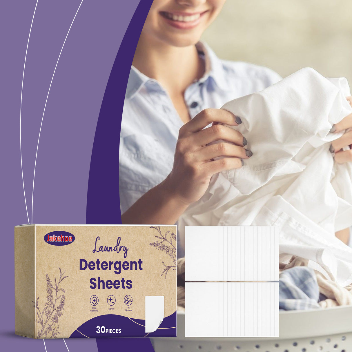 Laundry Detergent Gently Cleans Clothes Decontamination Long-Lasting Fragrance Cleaning Laundry Bubble Paper - V.I.P Digital Presence