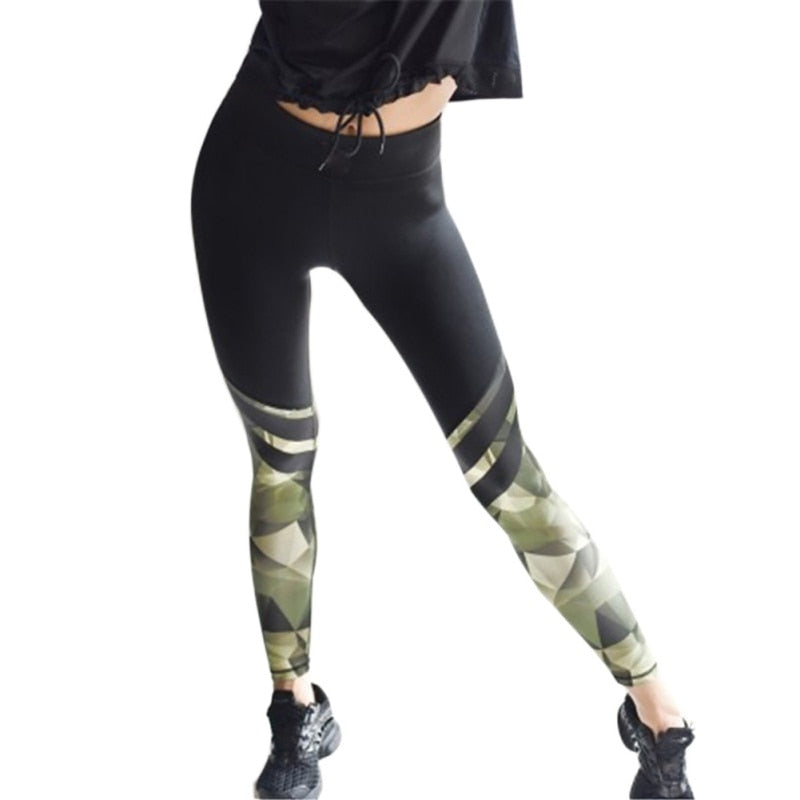 Harajuku Push Up Fitness Legging Camouflage Stripe Bodybuilding Women's leggings Sportswear Athleisure Female Pant Sale - V.I.P Digital Presence