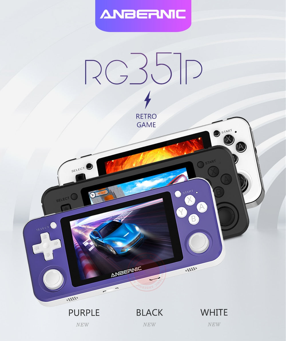 RG351P ANBERNIC Retro Game PS1 RK3326 64G Open Source System 3.5 inch IPS Screen Portable Handheld Game Console RG351gift 2400 - V.I.P Digital Presence