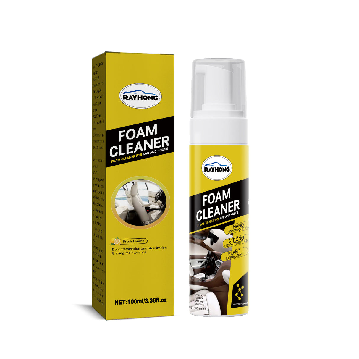 Car Interior Foam Cleaner, Interior Seat Instrument Panel Clean Dust And Polish Maintenance Refurbishing Agent - V.I.P Digital Presence