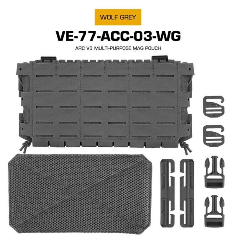 Tactical ARC V3 Molle Mag Pouch for M4/AR15, laser-cut, for hunting & airsoft. - V.I.P Digital Presence