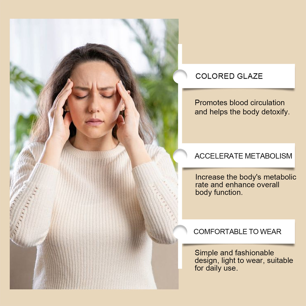 Purple Glass Bracelet, Glass Crystal Personality Fashion Decorative Clothing Accessories Hand Beaded Bracelet - V.I.P Digital Presence