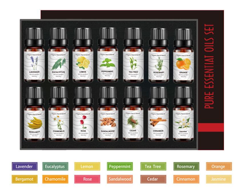 14 Piece Cross border Unilateral Essential Oil Set Box Unisex 14 Pack Body Set 10ml - V.I.P Digital Presence