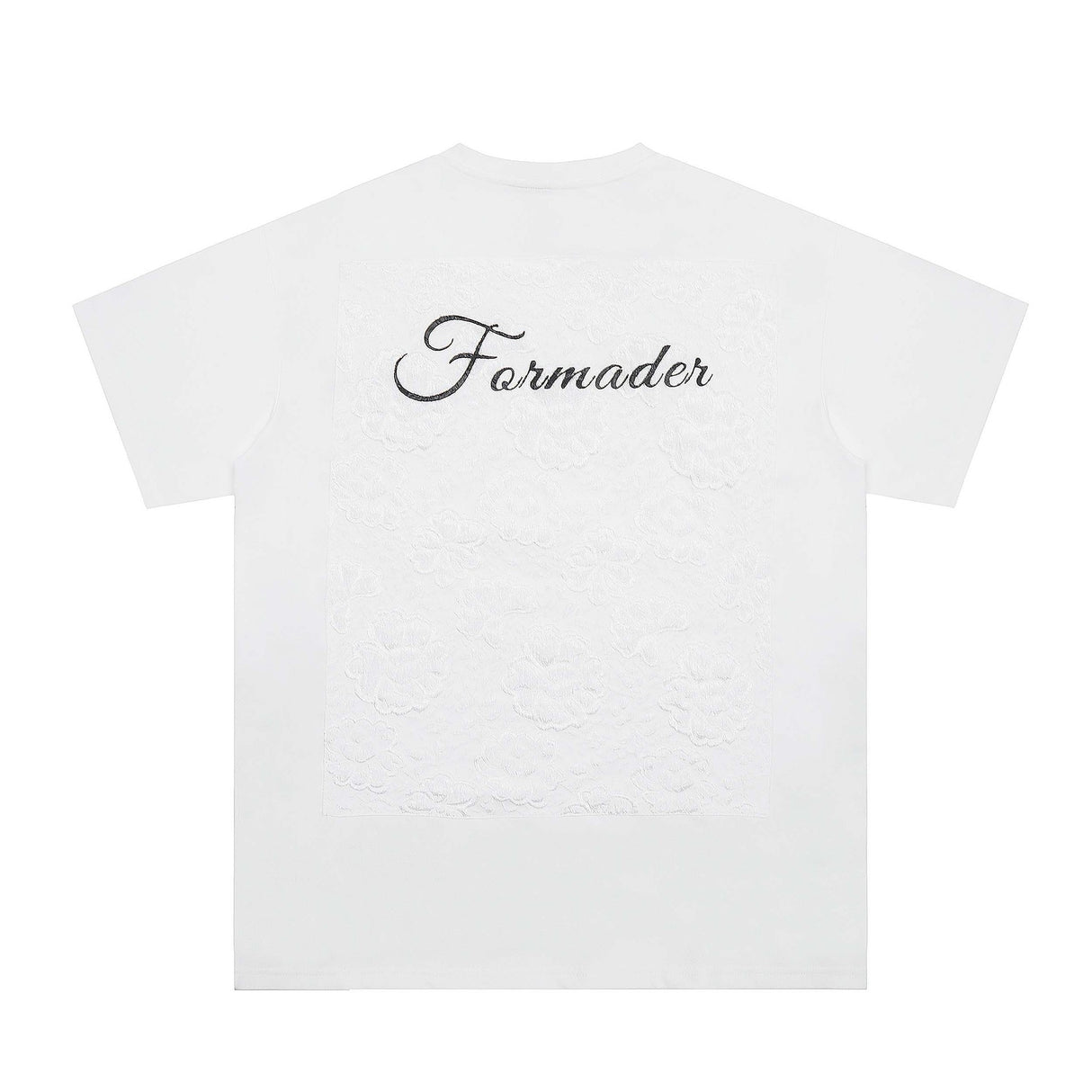 Niche High Street Floral Letter Print Short Sleeve T-Shirt INS Trendy American Summer Men's Casual Crew Neck Half Sleeve - V.I.P Digital Presence