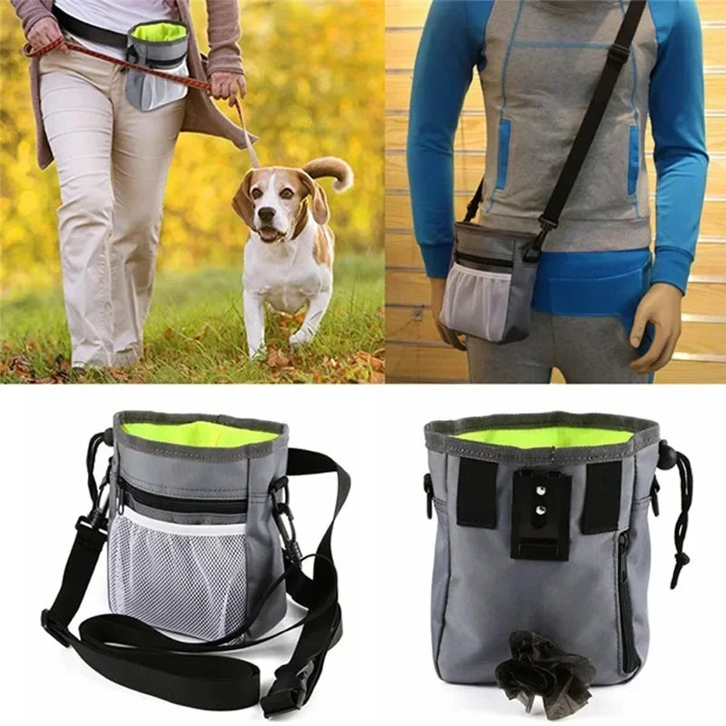 Pet Dog Puppy Training Treat Snack Pet Feed Pocket Pouch Multifunctional Pouch Food Crossbody Bag Pocket Dogwalking Waist Bag - V.I.P Digital Presence
