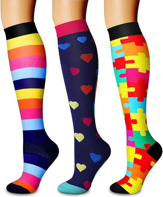 Sports pressure socks long tube socks calf socks compression socks skipping rope elastic cycling socks - V.I.P Digital Presence