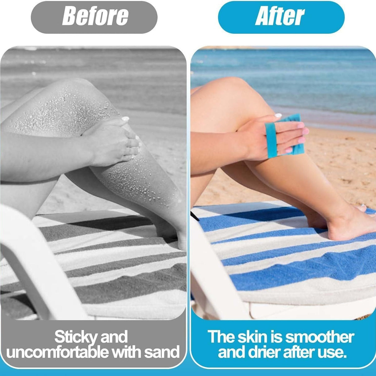 Palksky Sand Cleaning Gloves Beach Sand Cleaning Bag Easily remove the sand stuck to your baby's body when playing in the sand - V.I.P Digital Presence