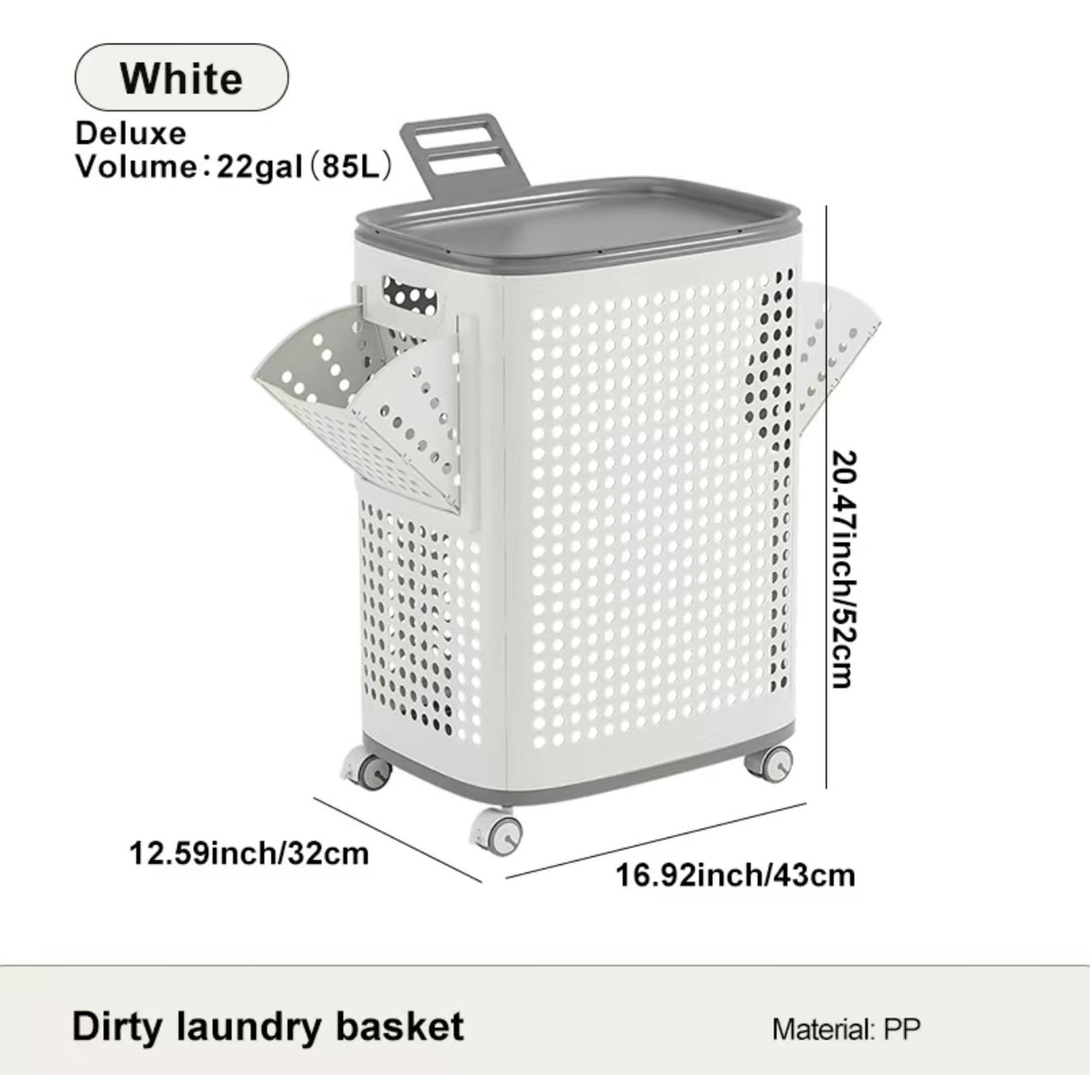 RollEase Laundry Hamper