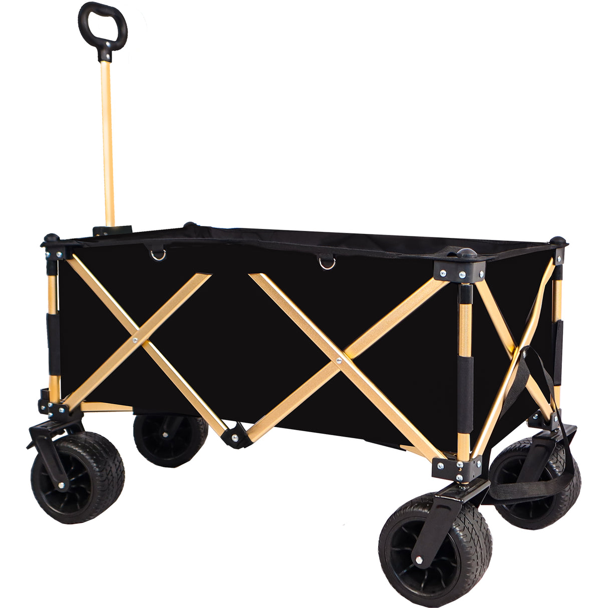 Folding Wagon Heavy Duty Utility Beach Wagon Cart for Sand with Big Wheels - V.I.P Digital Presence