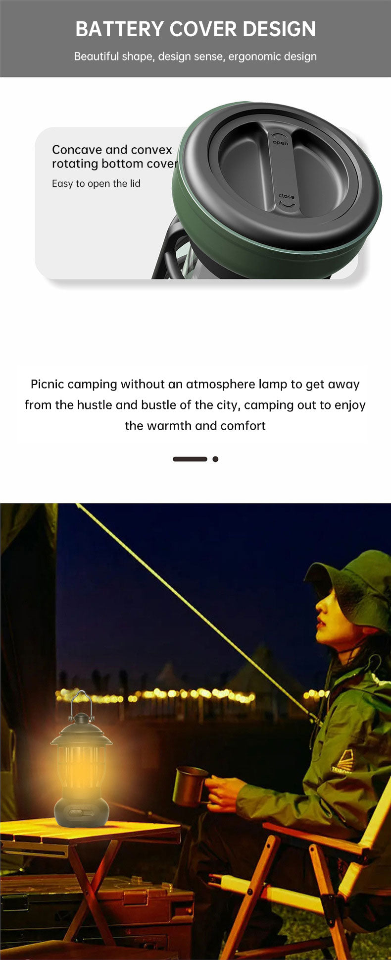 Camping Ligjt Outdoor Ambience Lighting Camping Light Vintage Horse Light Gift USB Charging Tent Camp Lamp - V.I.P Digital Presence