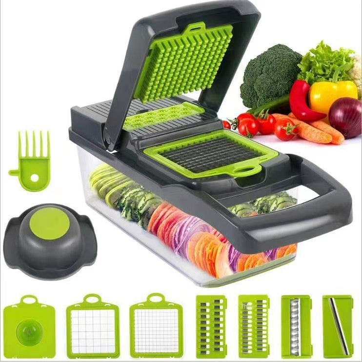 Multifunctional Vegetable Chopper Kitchen Dicer Grater Shredder Set Vegetable Cutter - V.I.P Digital Presence